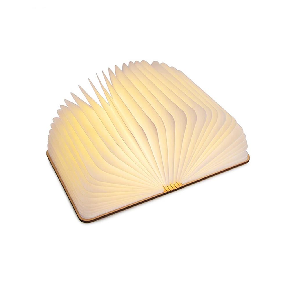 LED Wooden Book Shaped Lamp